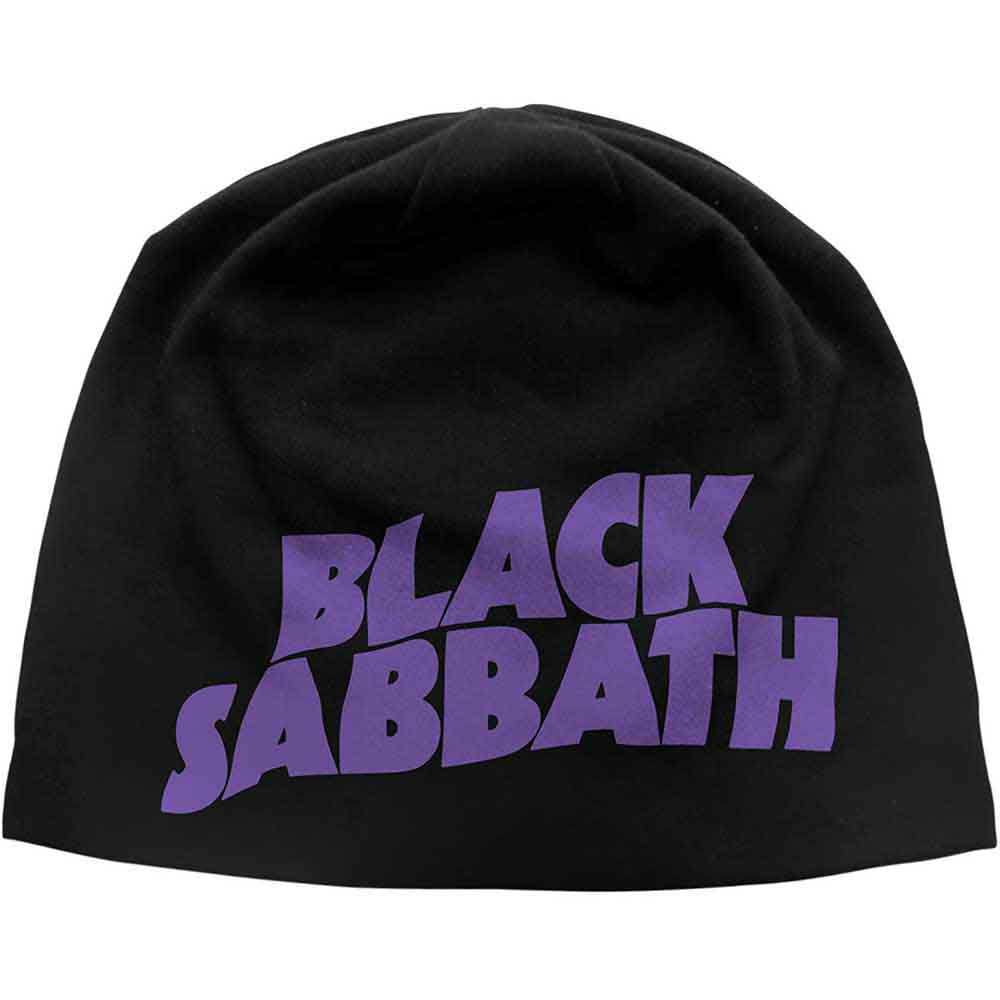 Black Sabbath - Purple Logo JD Print - Hat Black