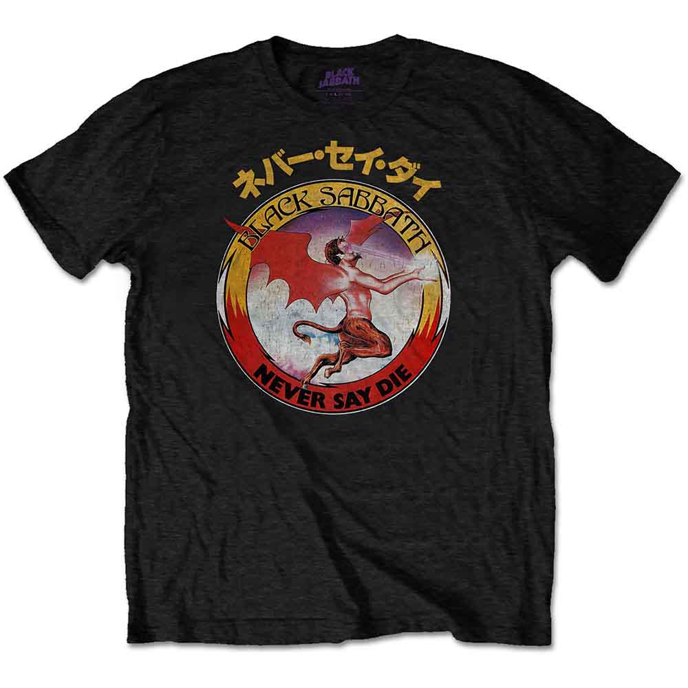 Black Sabbath - Reversed Logo - T-Shirt Black