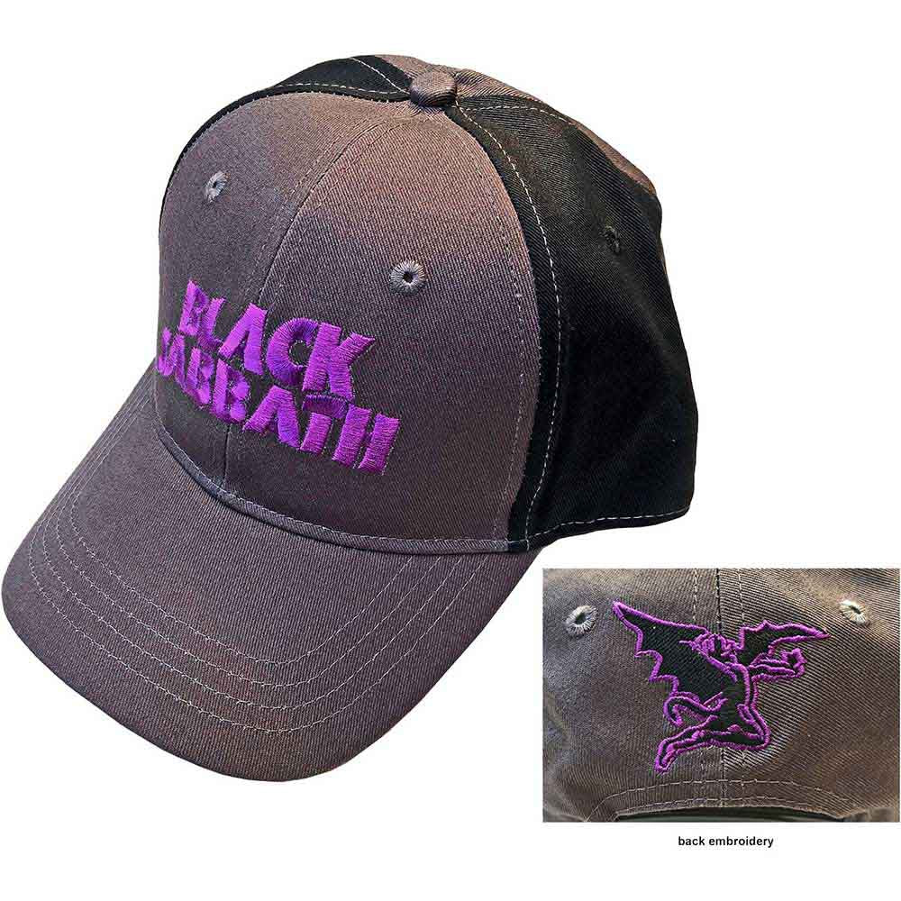 Black Sabbath - Wavy Logo - Hat Black, Grey