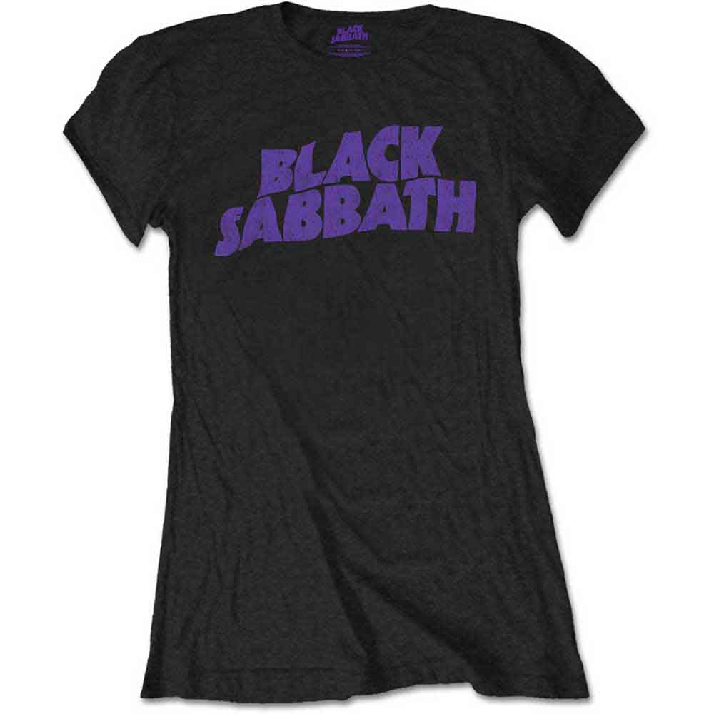 Black Sabbath - Wavy Logo Vintage - T-Shirt Black