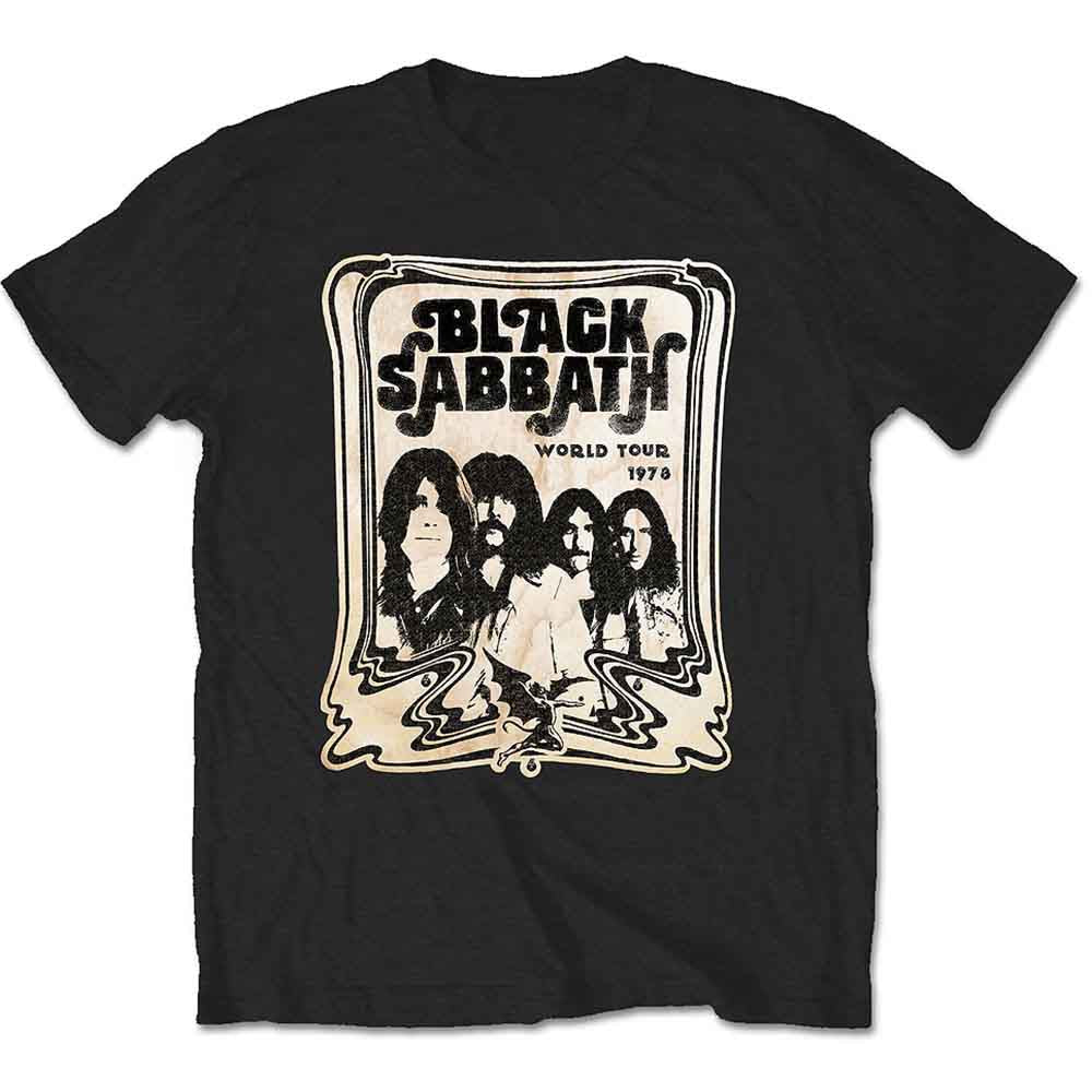 Black Sabbath - World Tour 1978 - T-Shirt Black