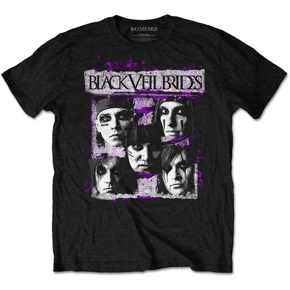 Black Veil Brides - Grunge Faces - T-Shirt Black