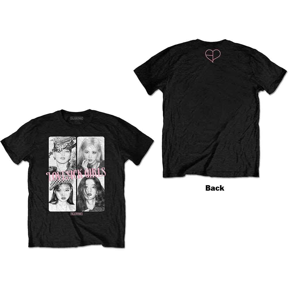 BLACKPINK - Love Sick - T-Shirt Black