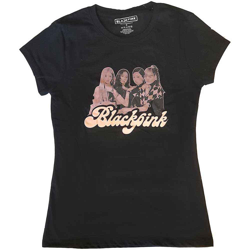 BLACKPINK - Photo - T-Shirt Black