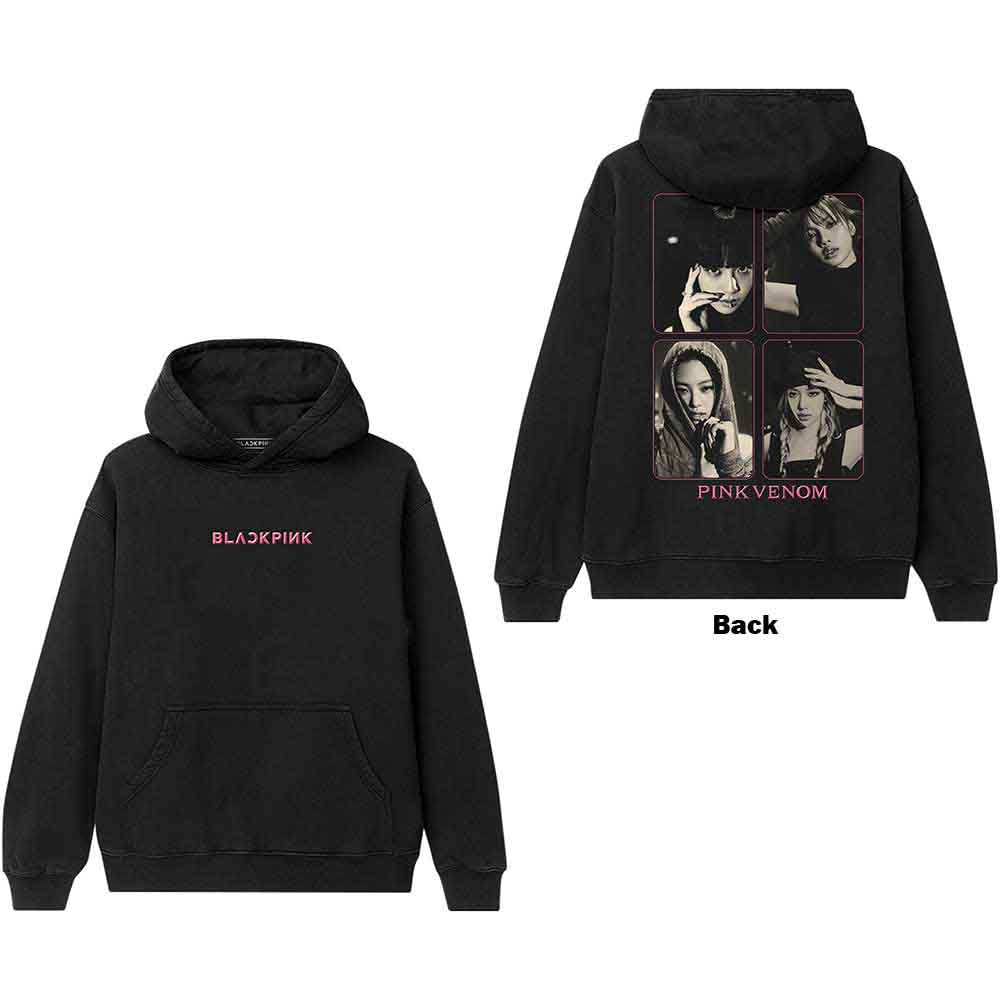 BLACKPINK - Pink Venom Group Photo - Sweatshirt Black