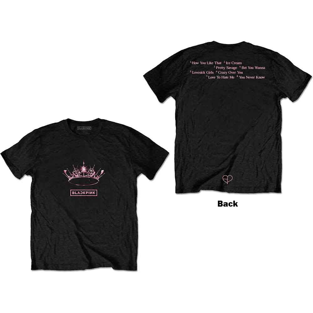 BLACKPINK - The Album - Crown - T-Shirt Black