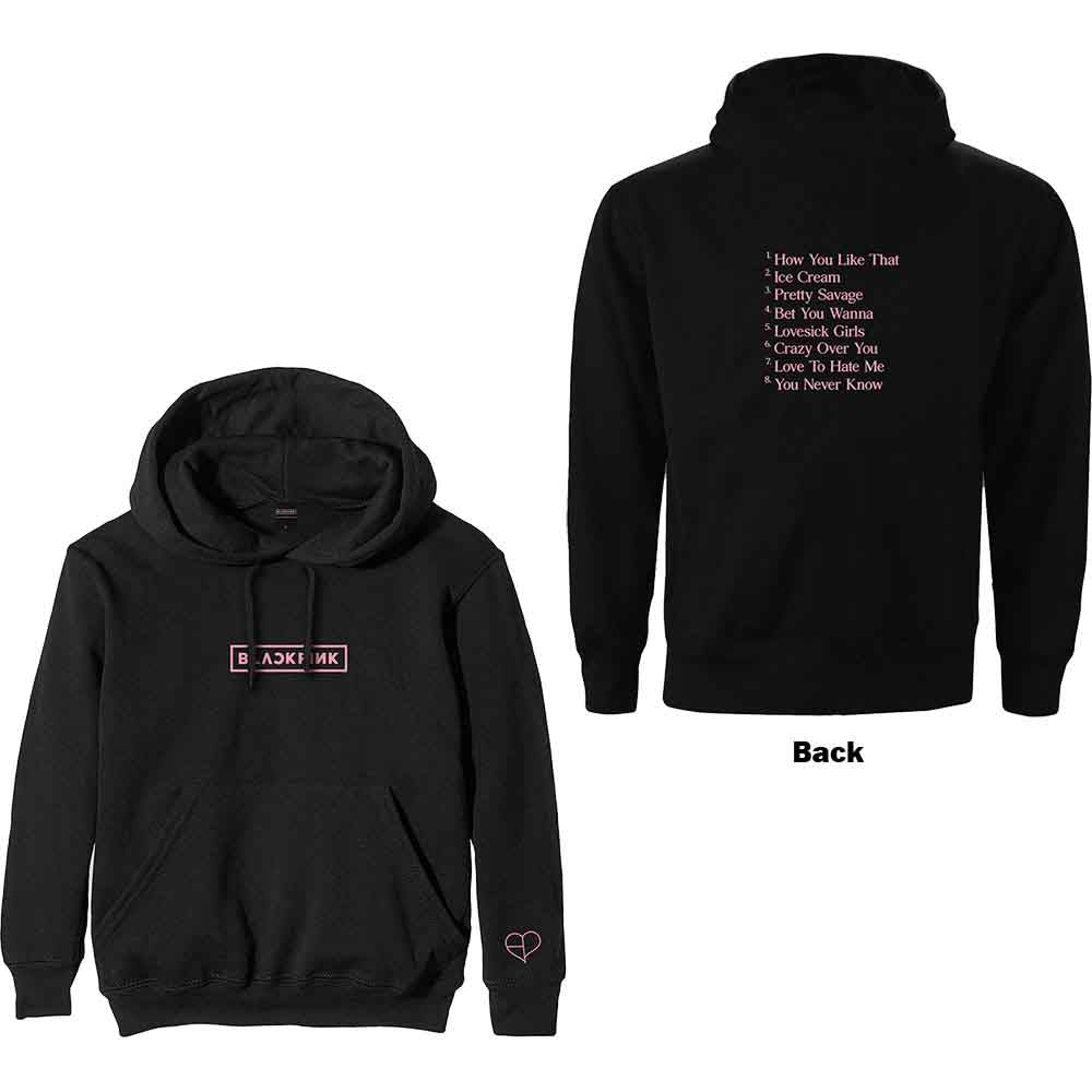 BLACKPINK - The Album Tracklist - Sweatshirt Black