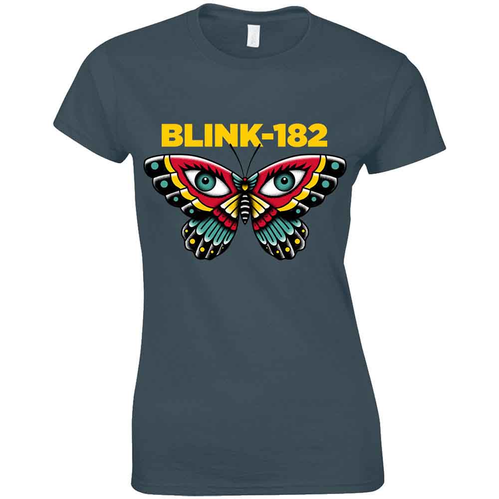 Blink-182 - Butterfly - T-Shirt Blue