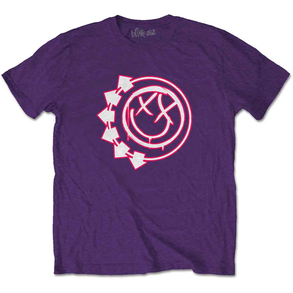 Blink-182 - Six Arrow Smile - T-Shirt Purple