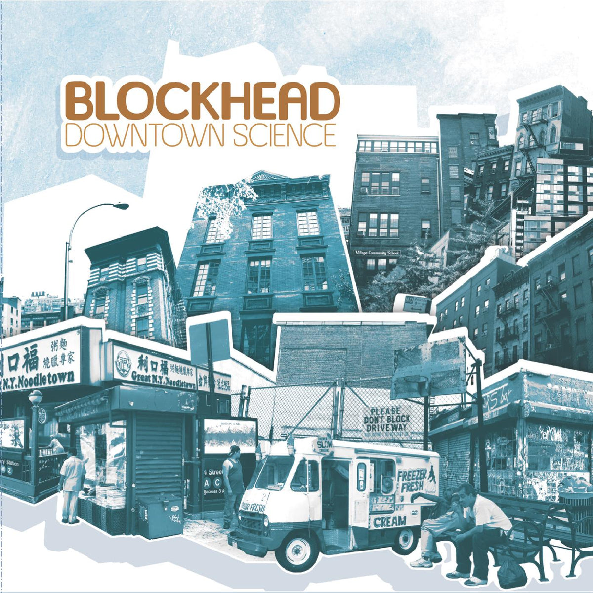 Blockhead - Downtown Science (GREY MARBLED VINYL) - Vinyl