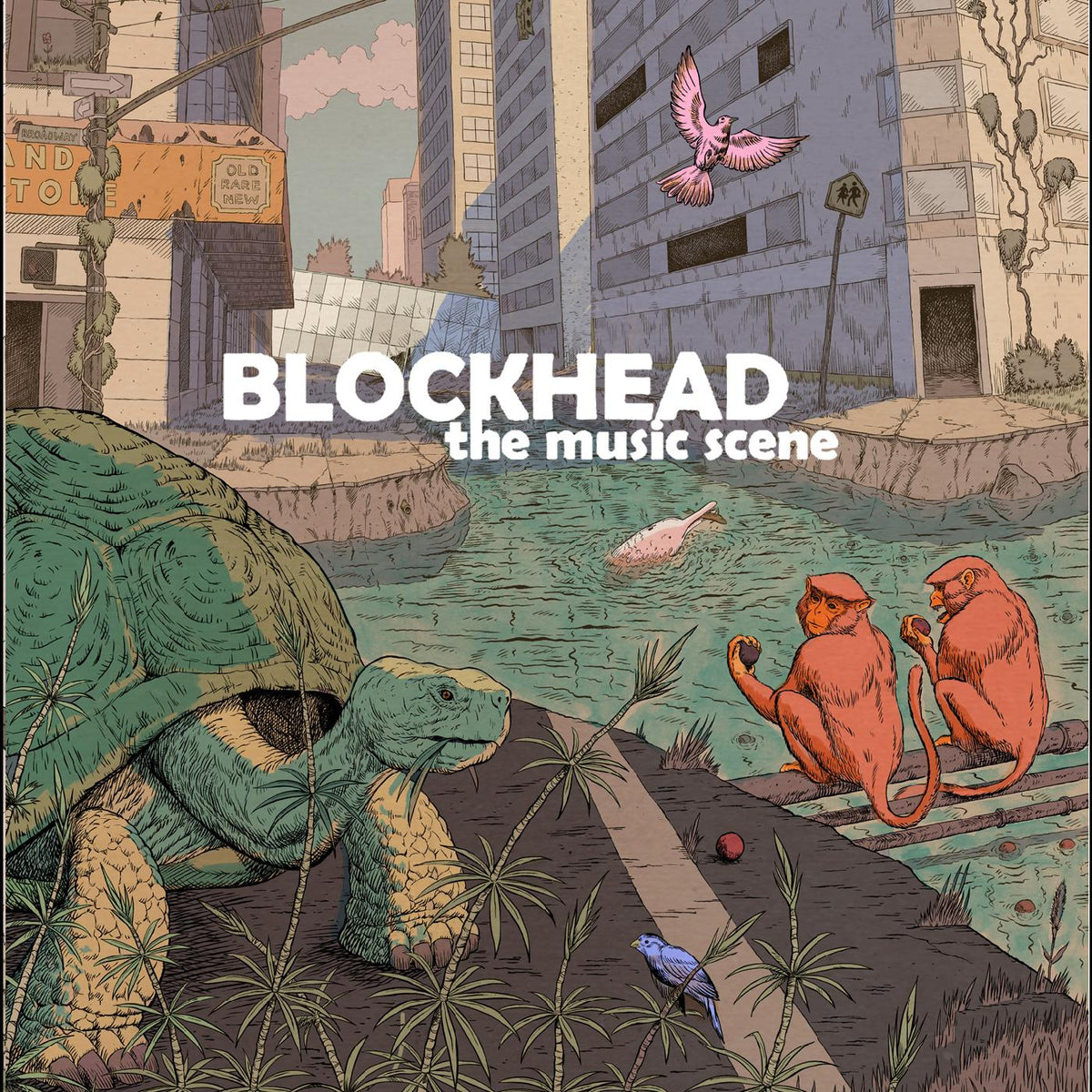 Blockhead - The Music Scene (OPAQUE TEAL VINYL) - Vinyl