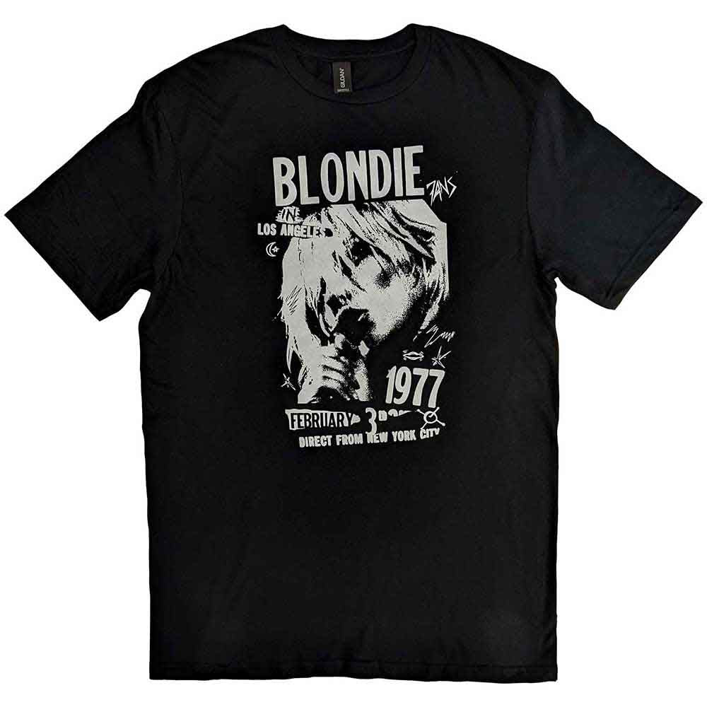 Blondie - 1977 Vintage - T-Shirt Black