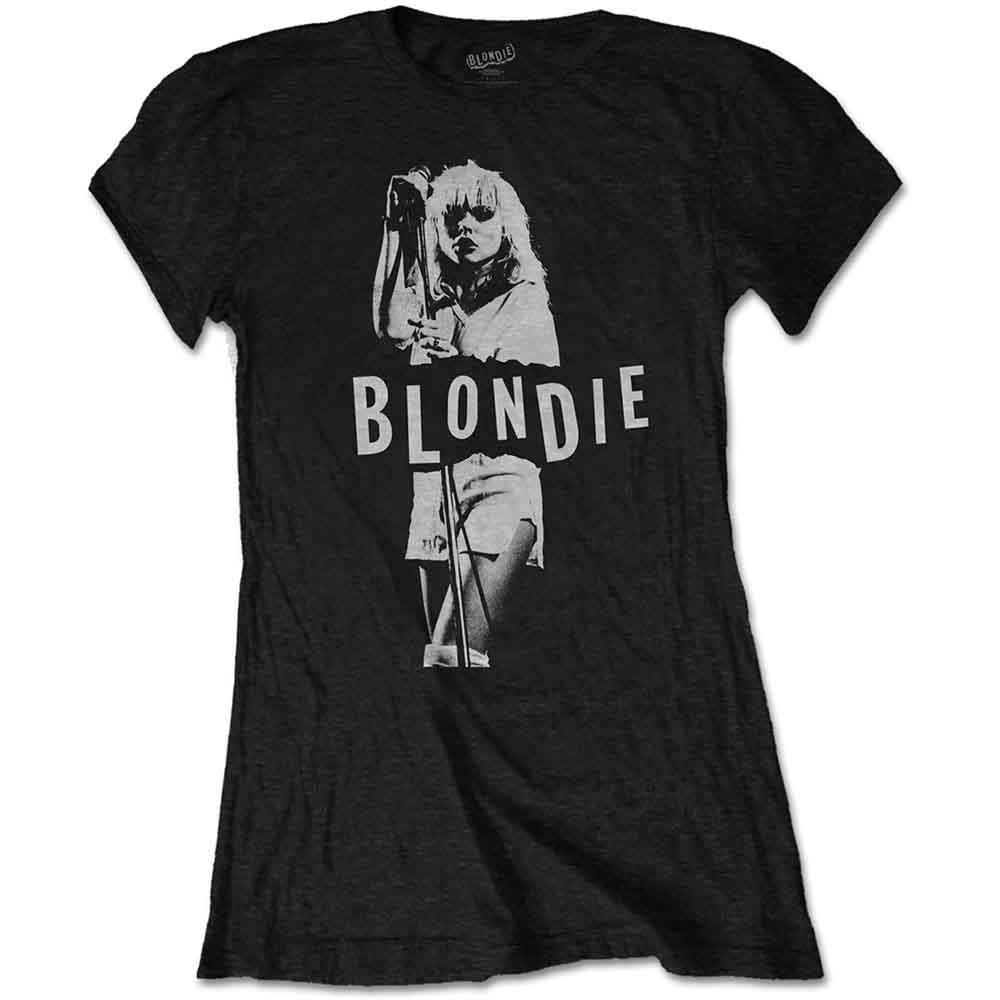 Blondie - Mic. Stand - T-Shirt Black