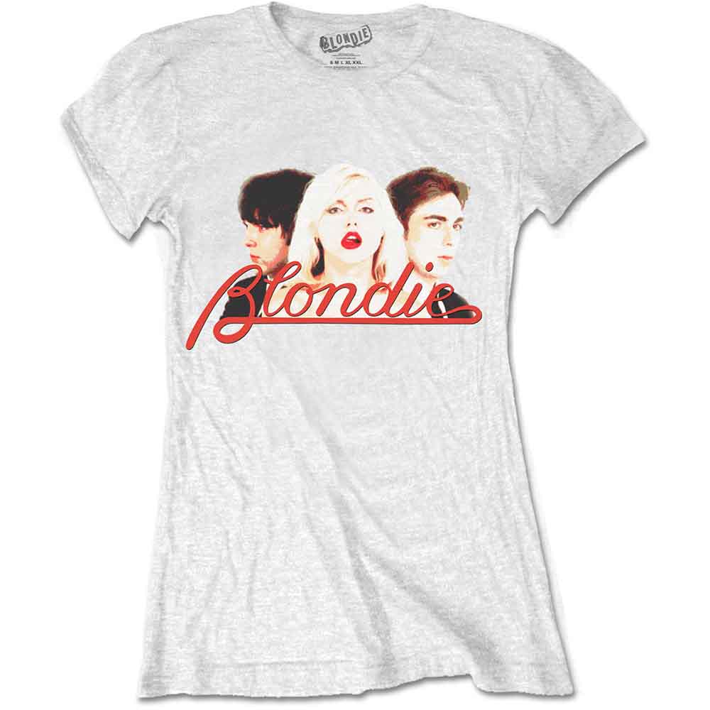 Blondie - P Lines Halftone - T-Shirt White