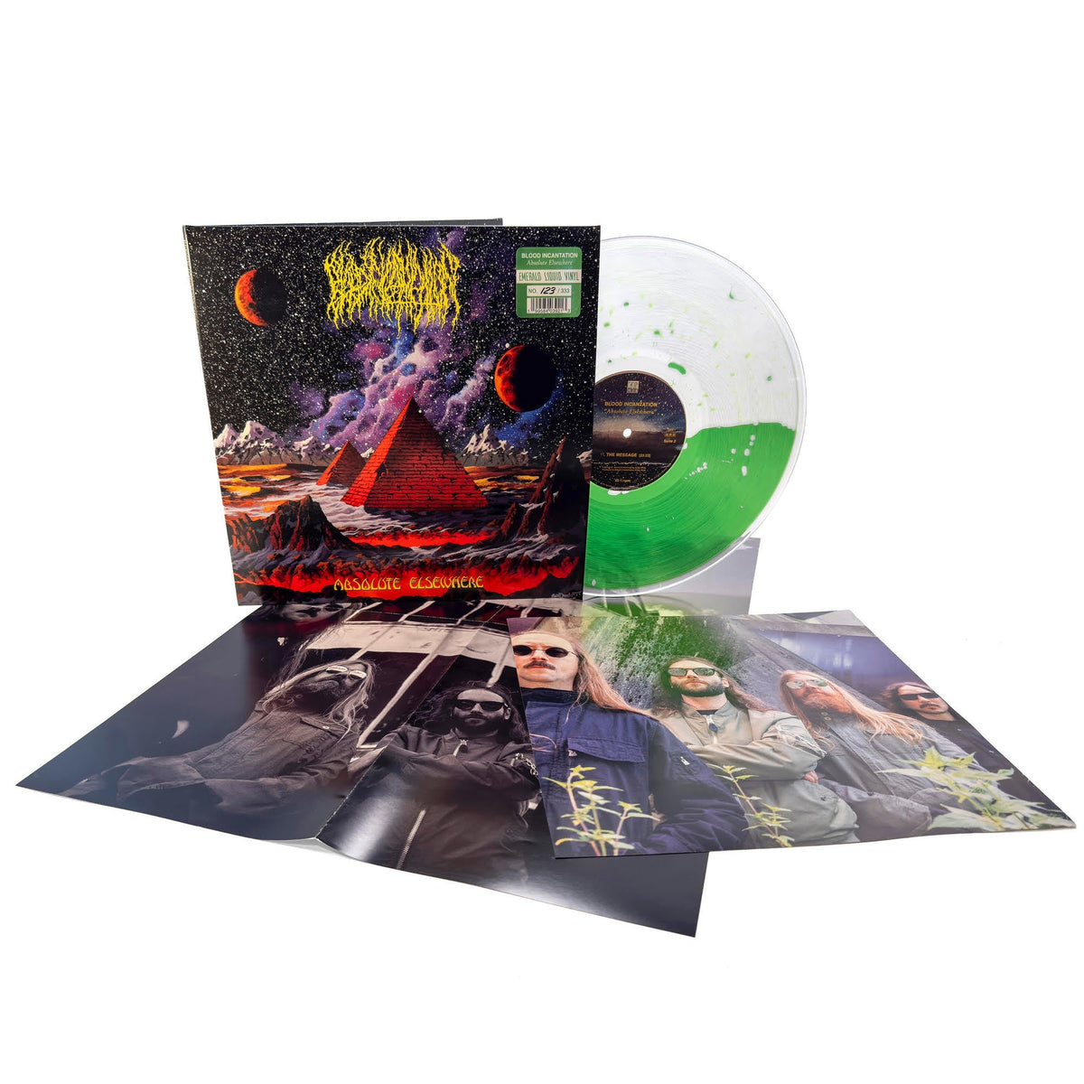 Blood Incantation - Absolute Elsewhere (Ltd. Deluxe) [Emerald Liquid Filled Vinyl] - Vinyl