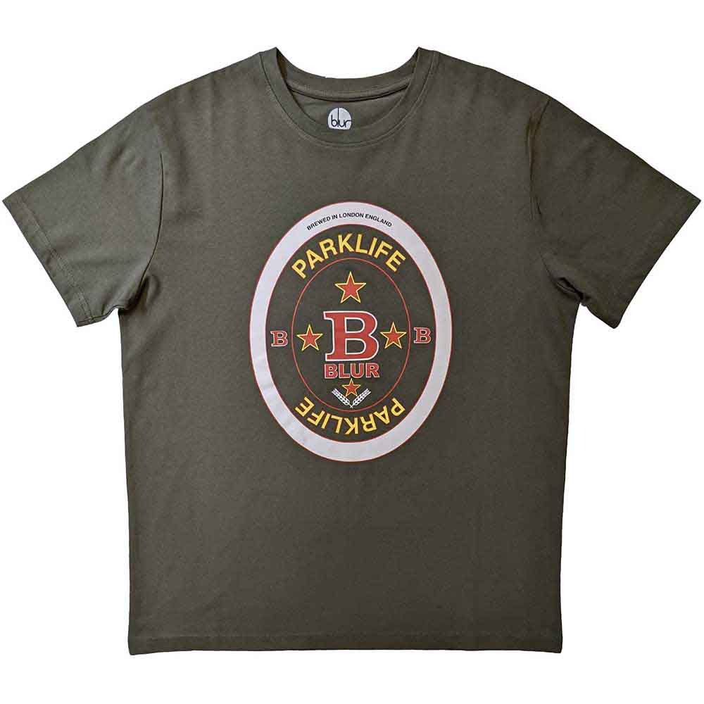 Blur - Parklife Beermat - T-Shirt Green