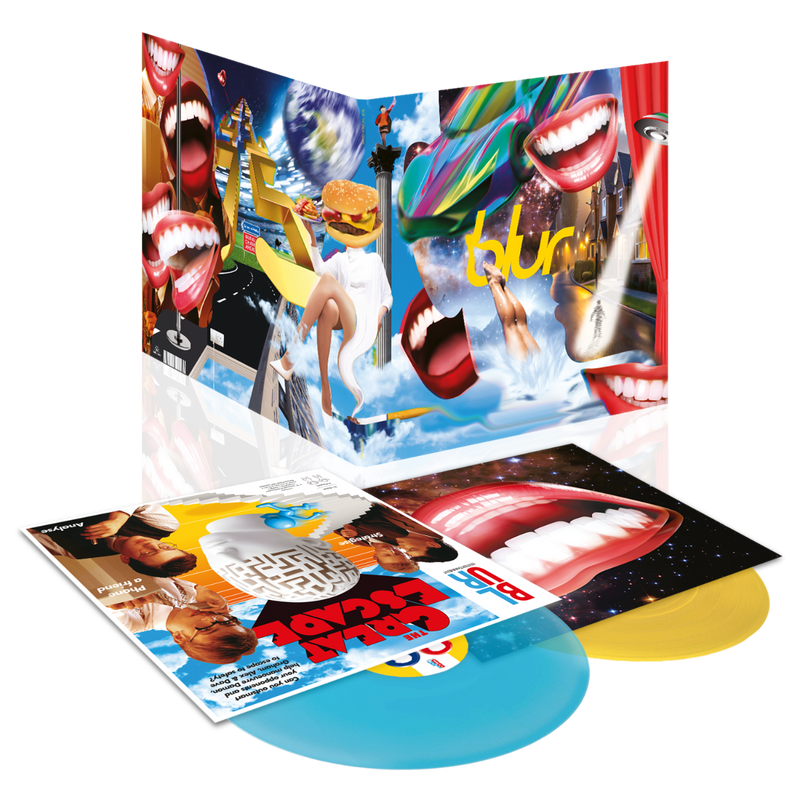 Blur - The Great Escape (30Th Anniversary Edition) (Yellow / Turquoise Vinyl) [2LP] - Vinyl