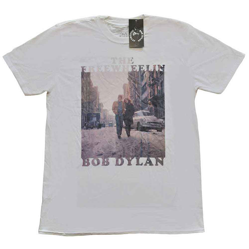 Bob Dylan - The Freewheelin' - T-Shirt White