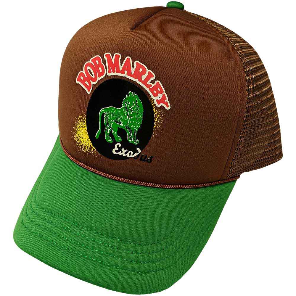 Bob Marley - Exodus Lion - Hat Brown, Green