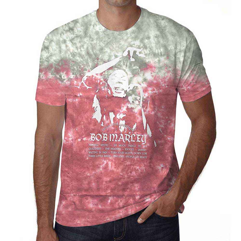 Bob Marley - Exodus Playlist - T-Shirt Red