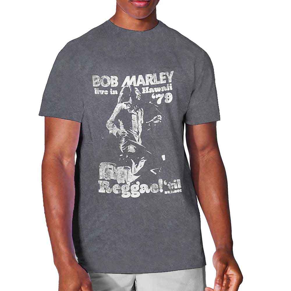 Bob Marley - Hawaii - T-Shirt Grey