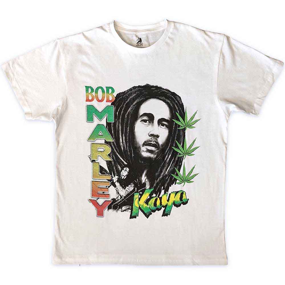 Bob Marley - Kaya Illustration - T-Shirt White
