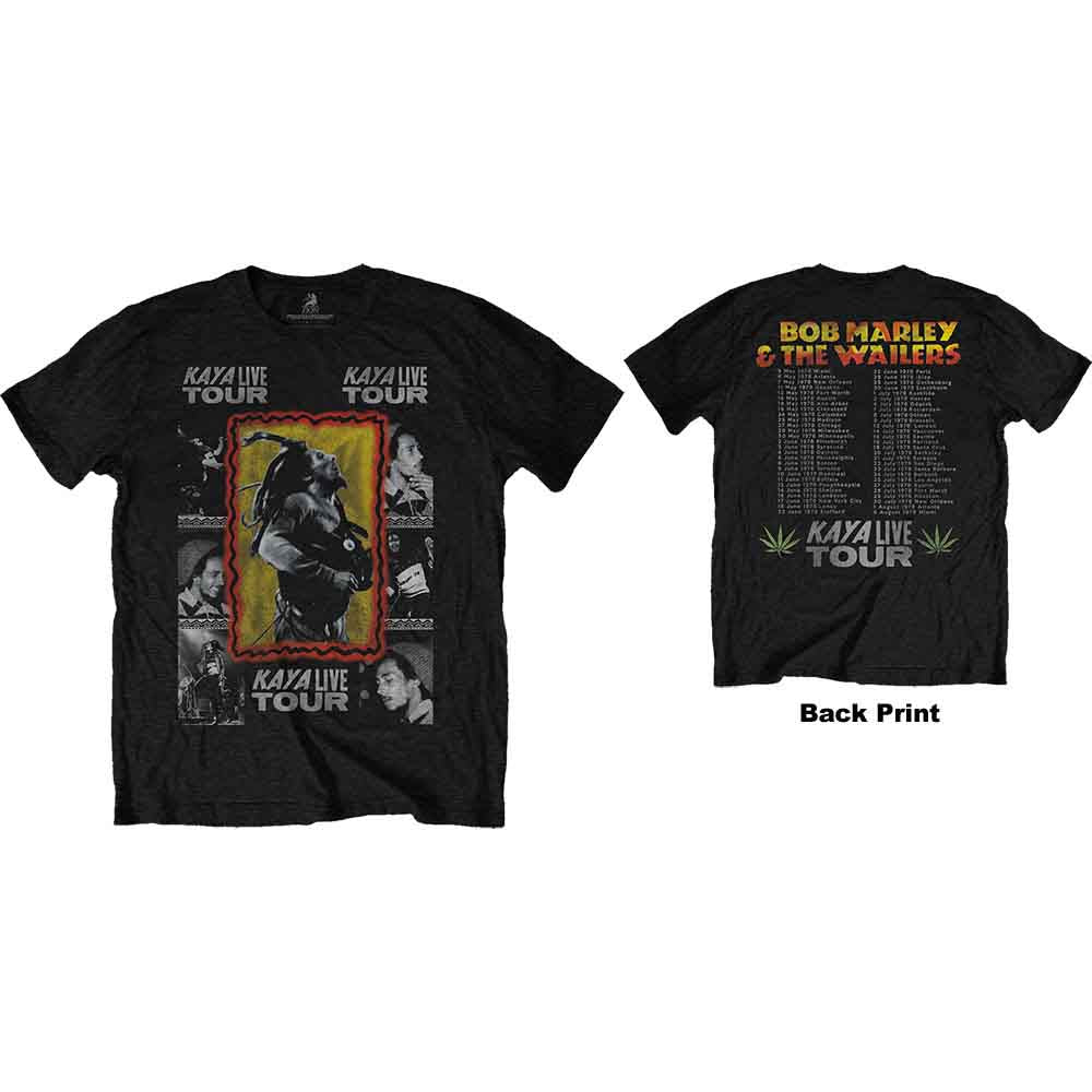 Bob Marley - Kaya Tour - T-Shirt Black