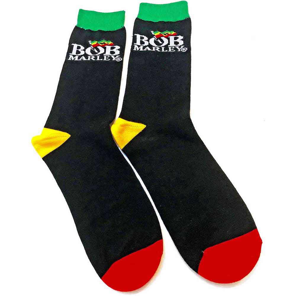 Bob Marley - Logo - Socks Black
