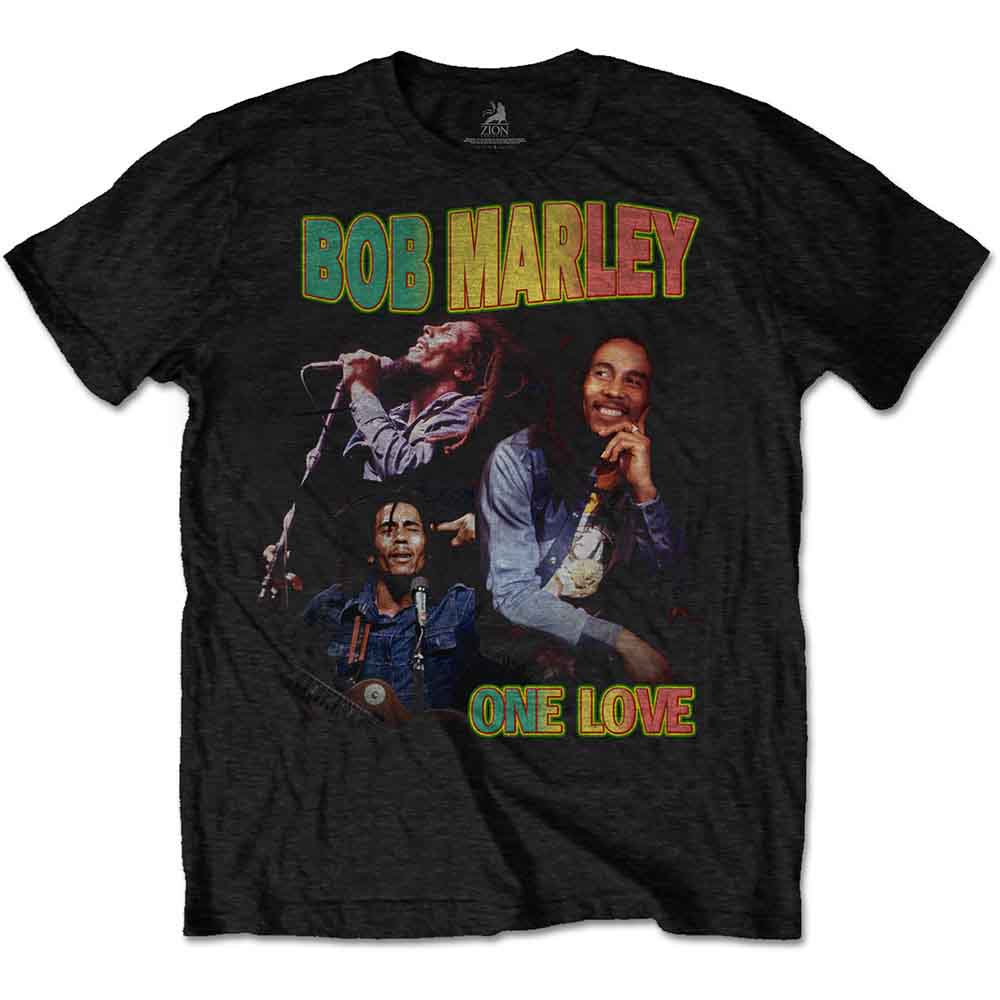 Bob Marley - One Love Homage - T-Shirt Black