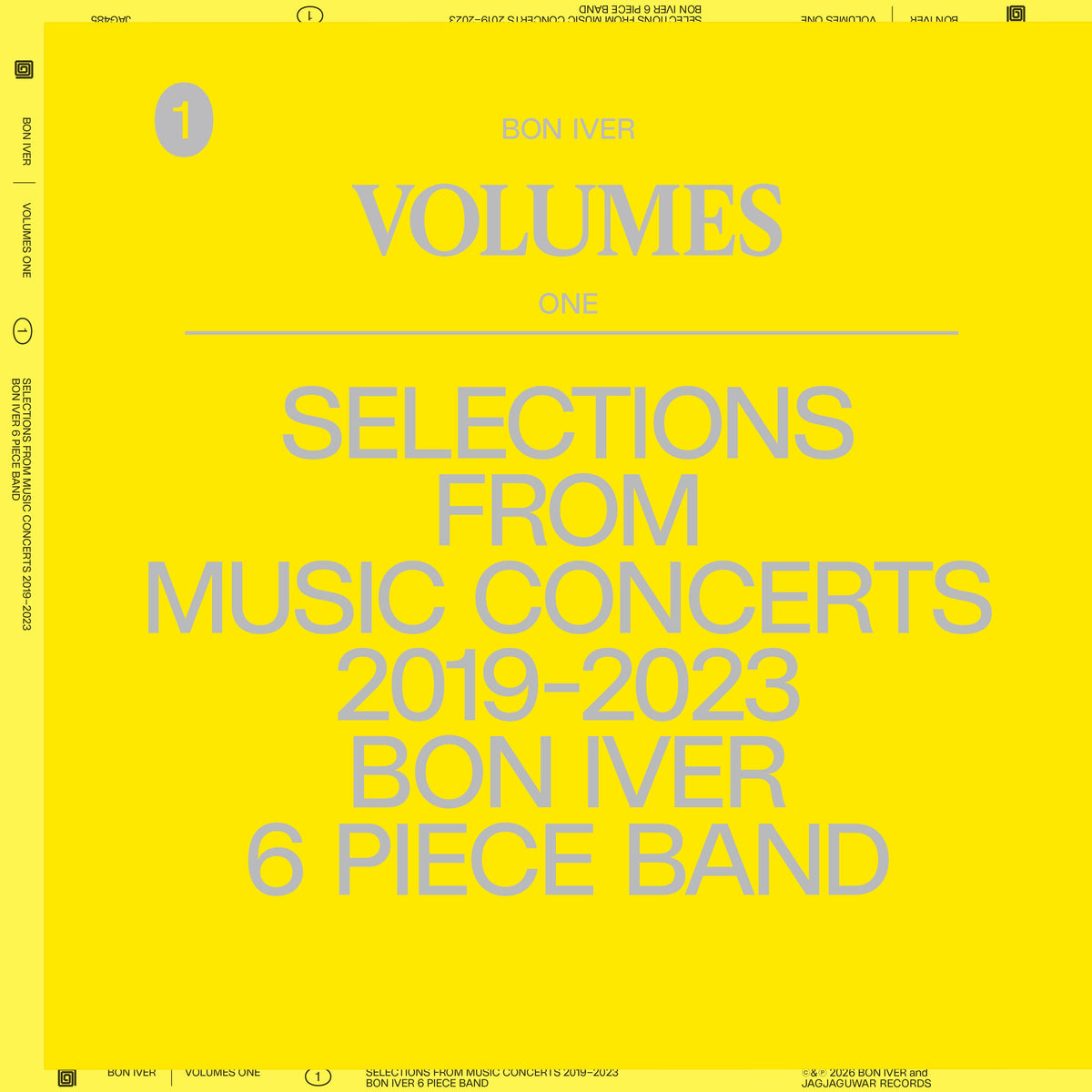 Bon Iver - Volumes: One Selections From Music Concerts 2019-2023 6 Piece Band - Vinyl
