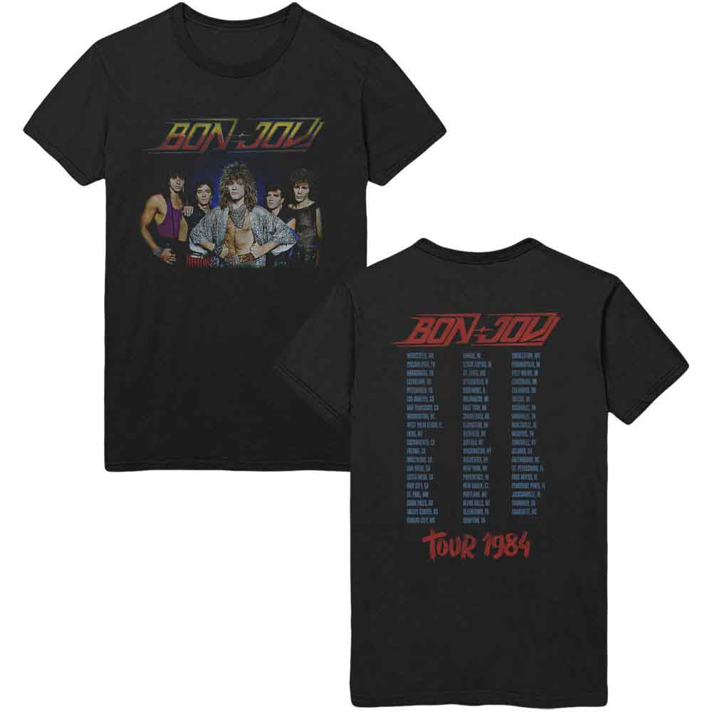 Bon Jovi - Tour '84 - T-Shirt Black