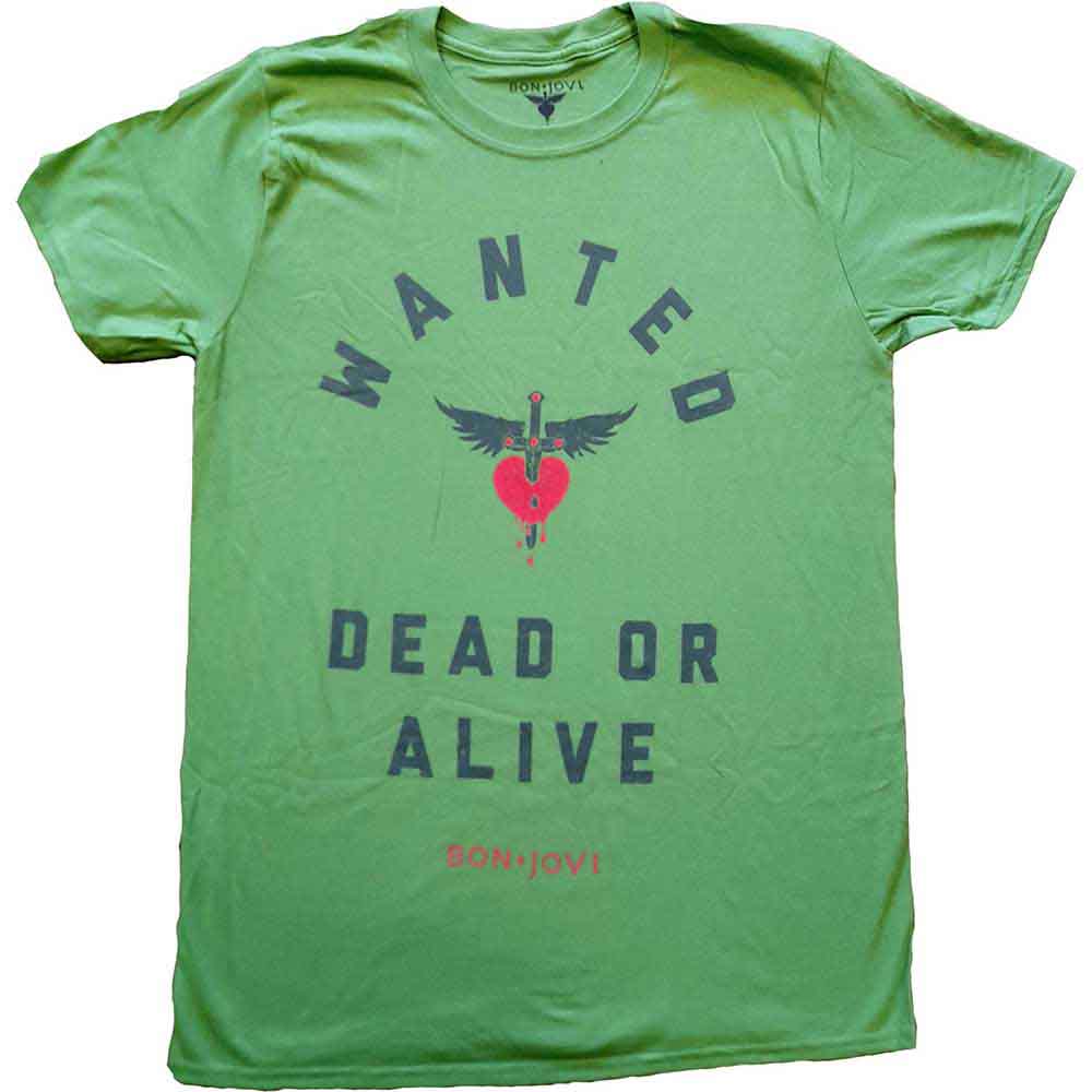 Bon Jovi - Wanted - T-Shirt Green