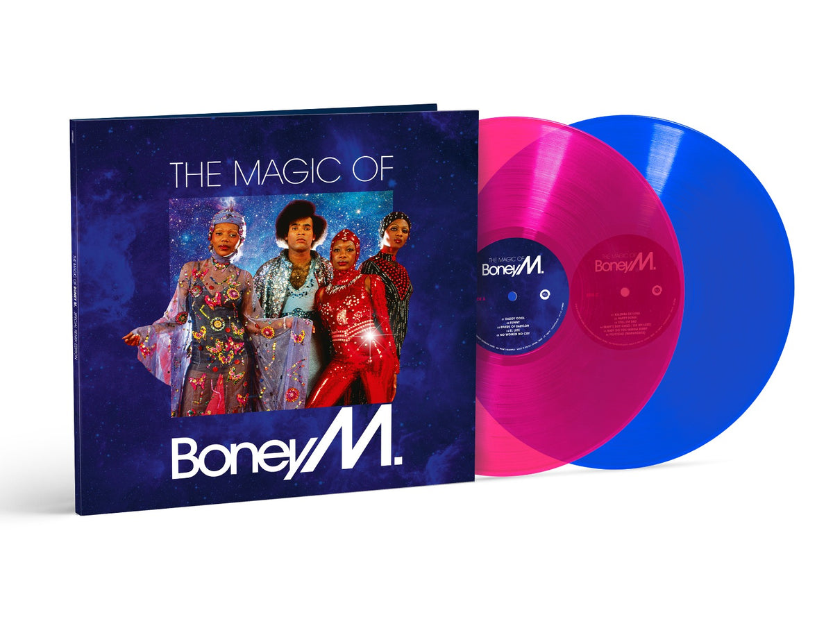 Boney M. - Magic Of Boney M. (Special Remix Edition) (Transparent Magenta & Transparent Blue Colored Vinyl) (2 Lp's) - Vinyl