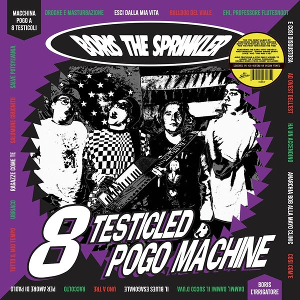 BORIS THE SPRINKLER - 8 Testicled Pogo Machine (Color Vinyl) - Vinyl