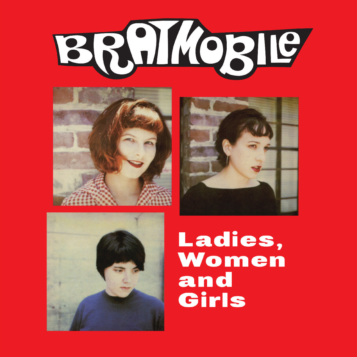 Bratmobile - Ladies, Women and Girls (RED VINYL) - Vinyl