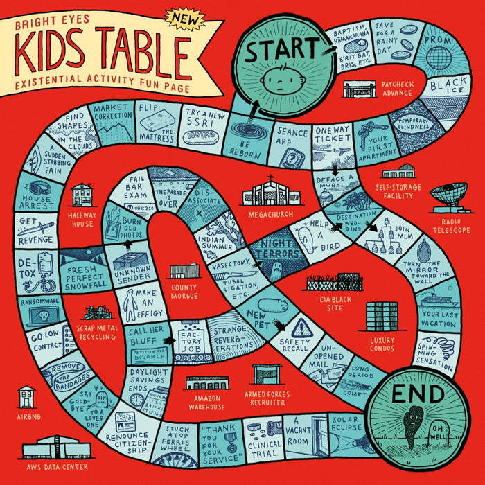 Bright Eyes' - Kids Table Ep [Black Vinyl] - Vinyl