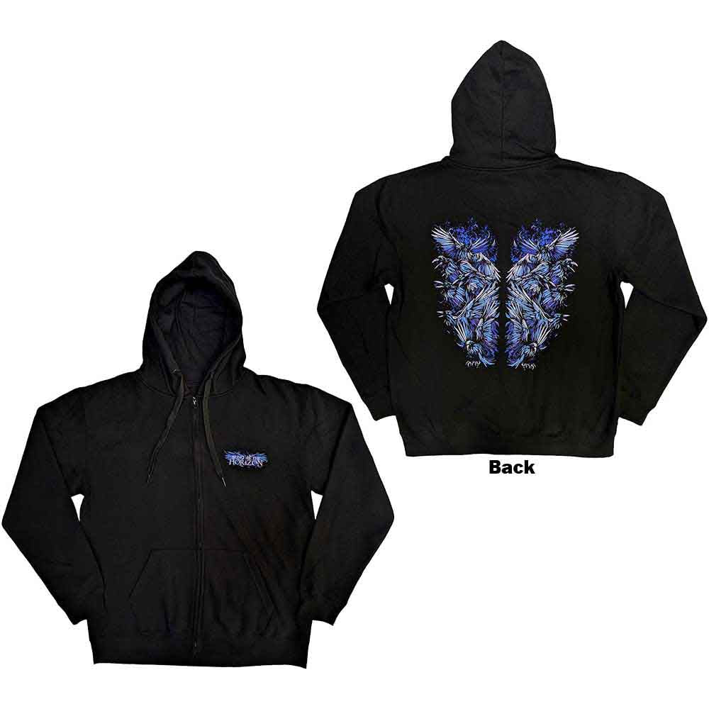 Bring Me The Horizon - Blue Crow Wings - Sweatshirt Black