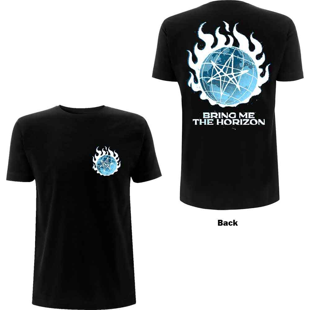 Bring Me The Horizon - Globe - T-Shirt Black