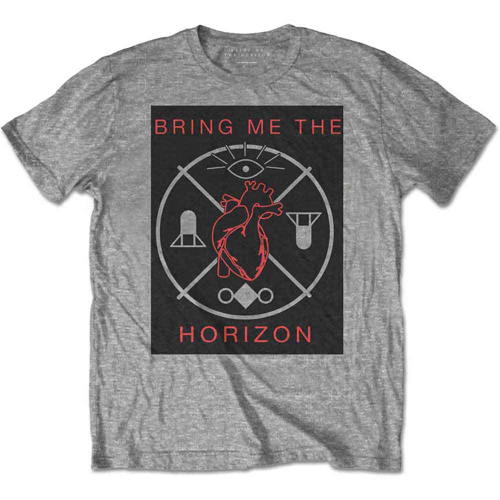 Bring Me The Horizon - Heart & Symbols - T-Shirt Grey