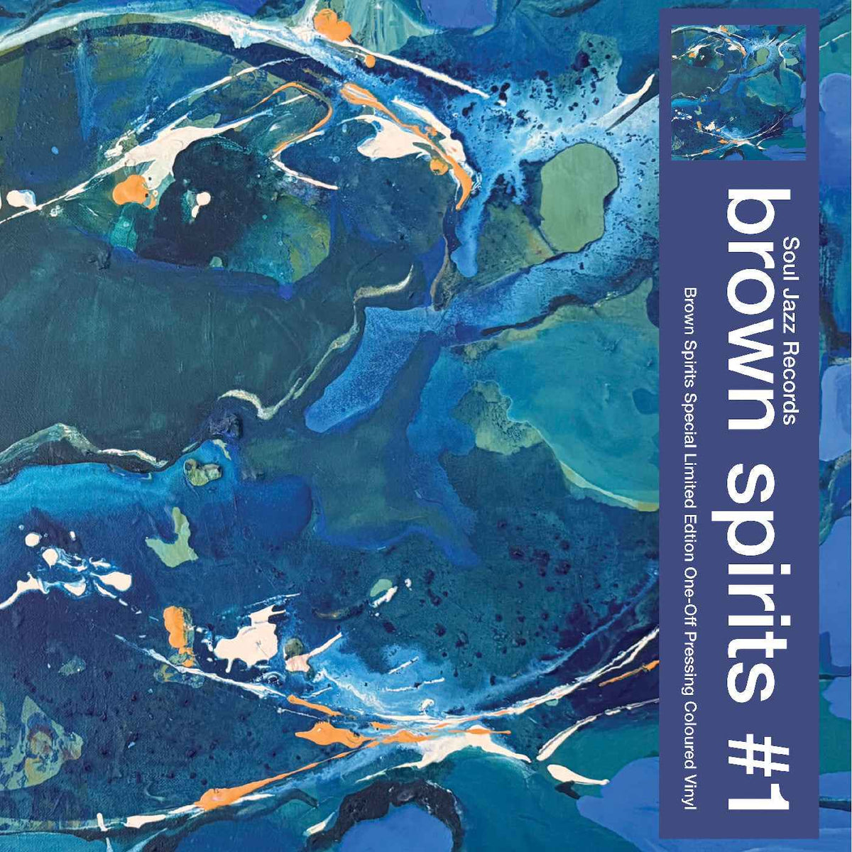 Brown Spirits - Brown Spirits #1 (Indie Exclusive, Blue Vinyl) - Vinyl