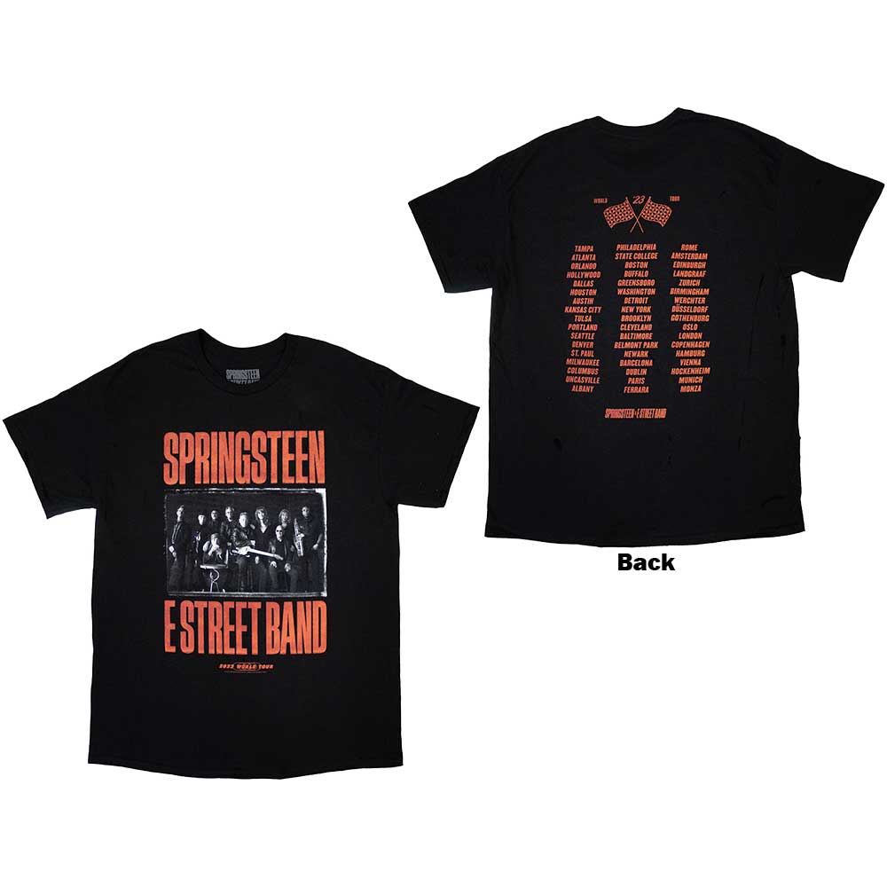 Bruce Springsteen - Tour '23 Band Photo - T-Shirt Black