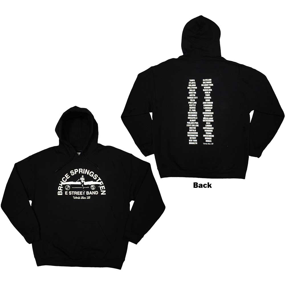 Bruce Springsteen - Tour '23 Leaning Car - Sweatshirt Black