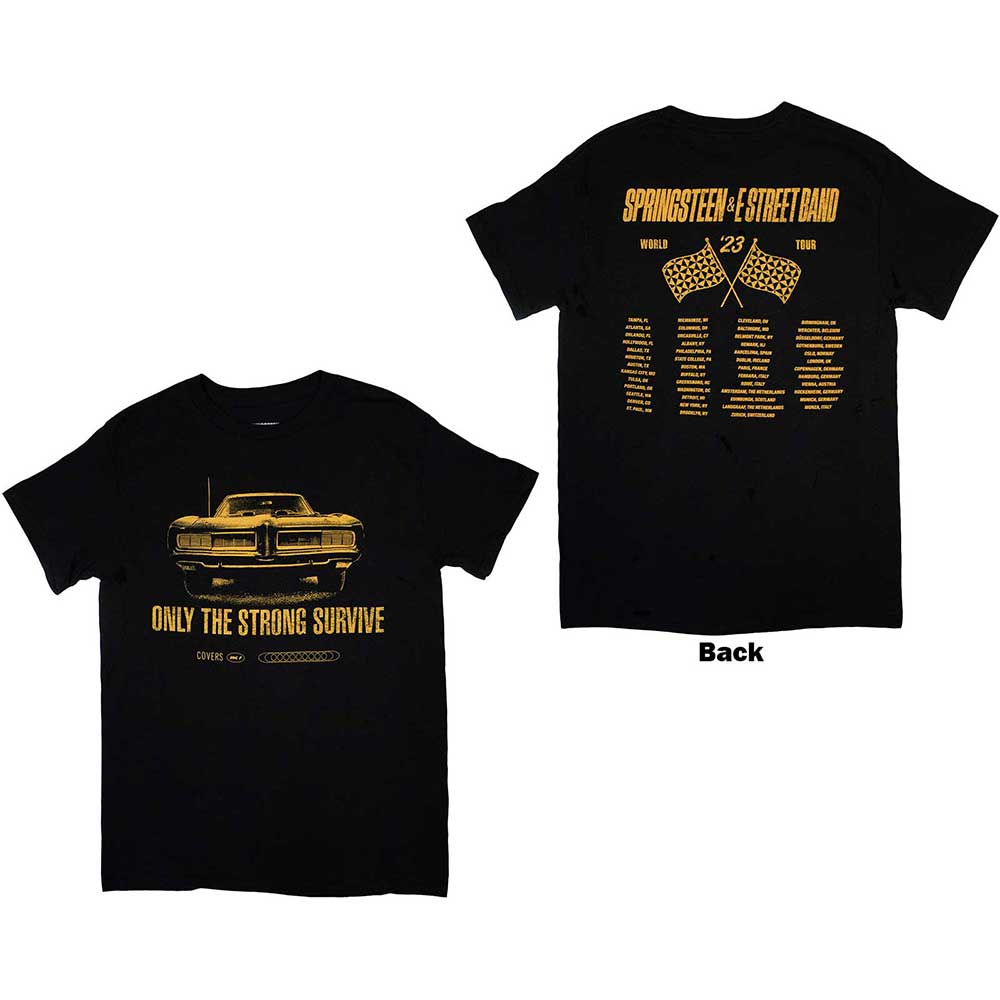Bruce Springsteen - Tour '23 Only The Strong - T-Shirt Black