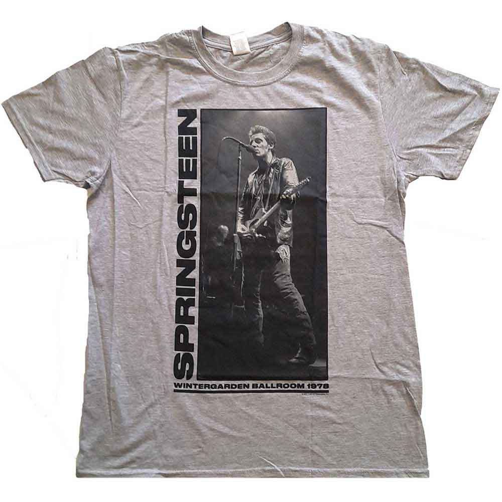 Bruce Springsteen - Wintergarden Photo - T-Shirt Grey