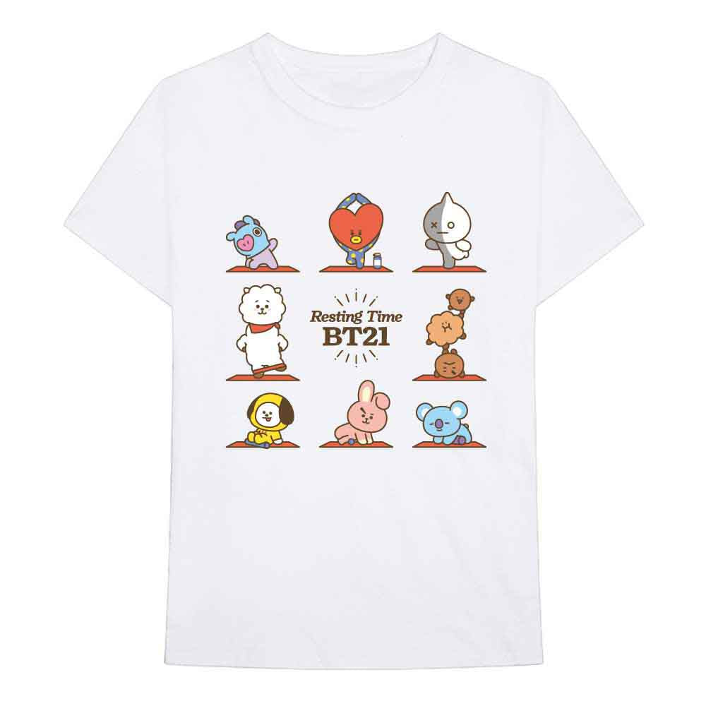 BT21 - Resting Time - T-Shirt White