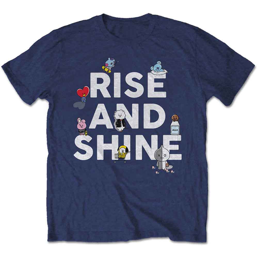 BT21 - Rise And Shine - T-Shirt Blue