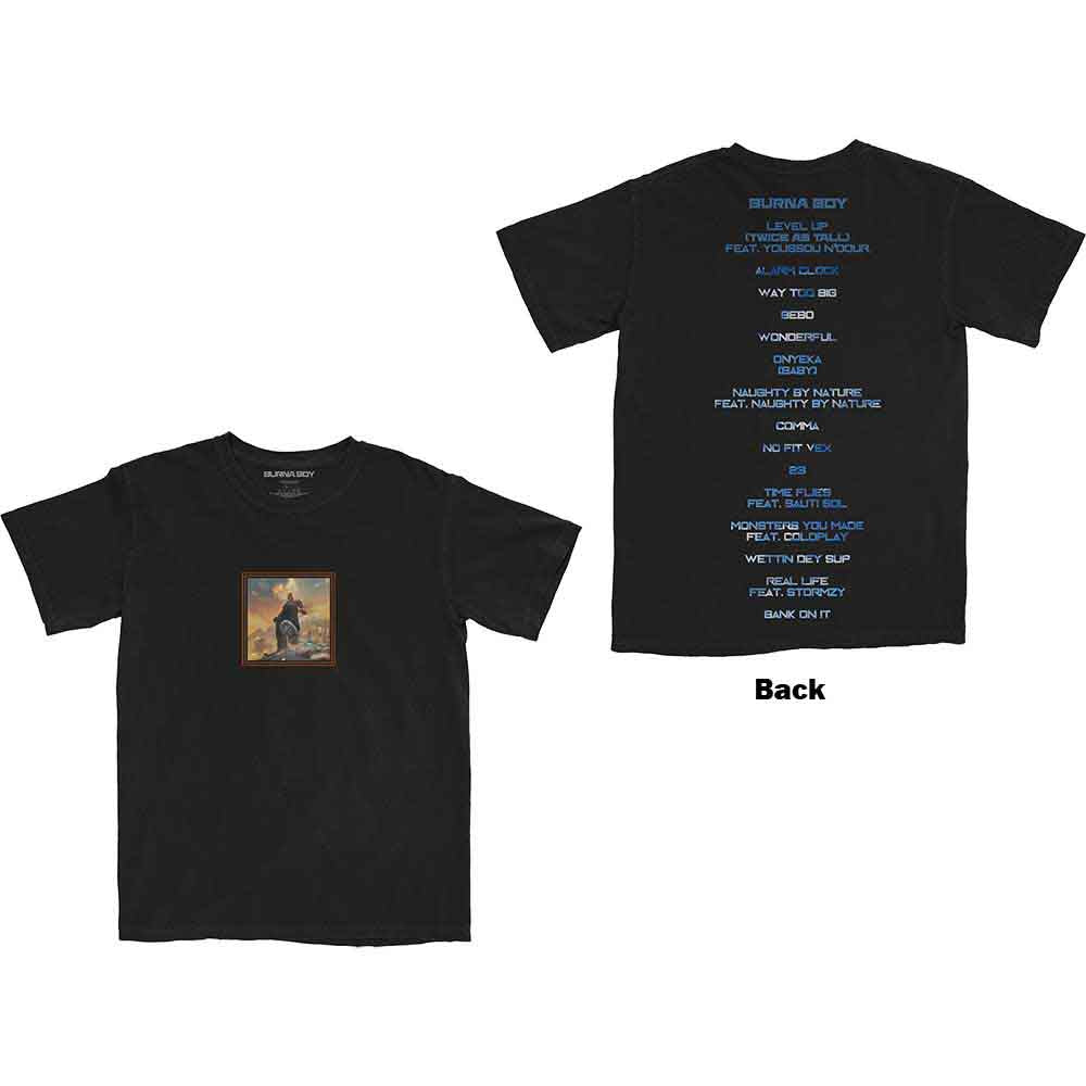 Burna Boy - Album Tracks - T-Shirt Black