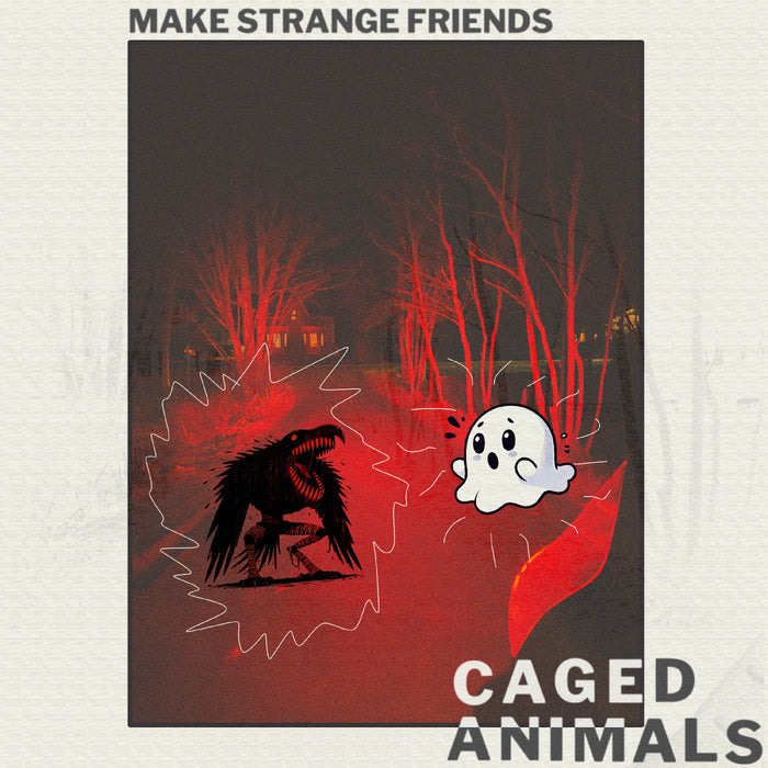 Caged Animals - Make Strange Friends (Translucent Ruby Vinyl) - Vinyl