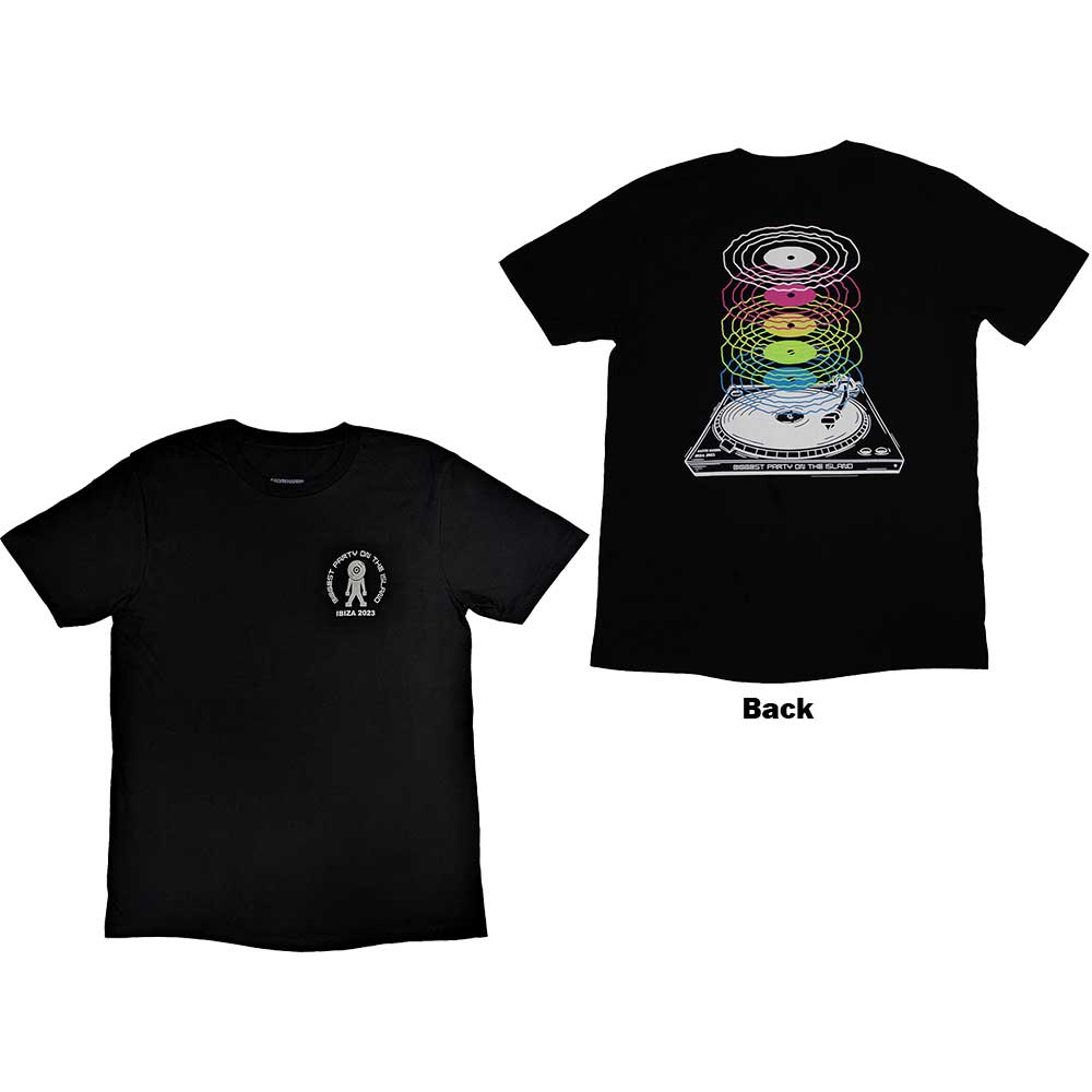 Calvin Harris - Record Back - T-Shirt Black