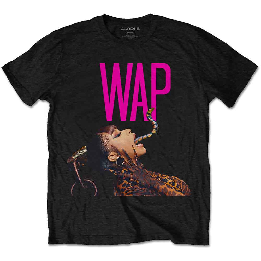 Cardi B - Dripping Snake - T-Shirt Black